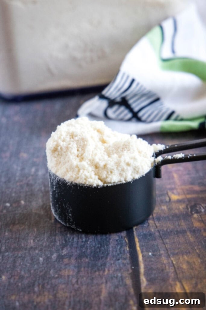 measuring cup with homemade bisquick
