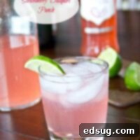 strawberry daiquiri punch in a cup
