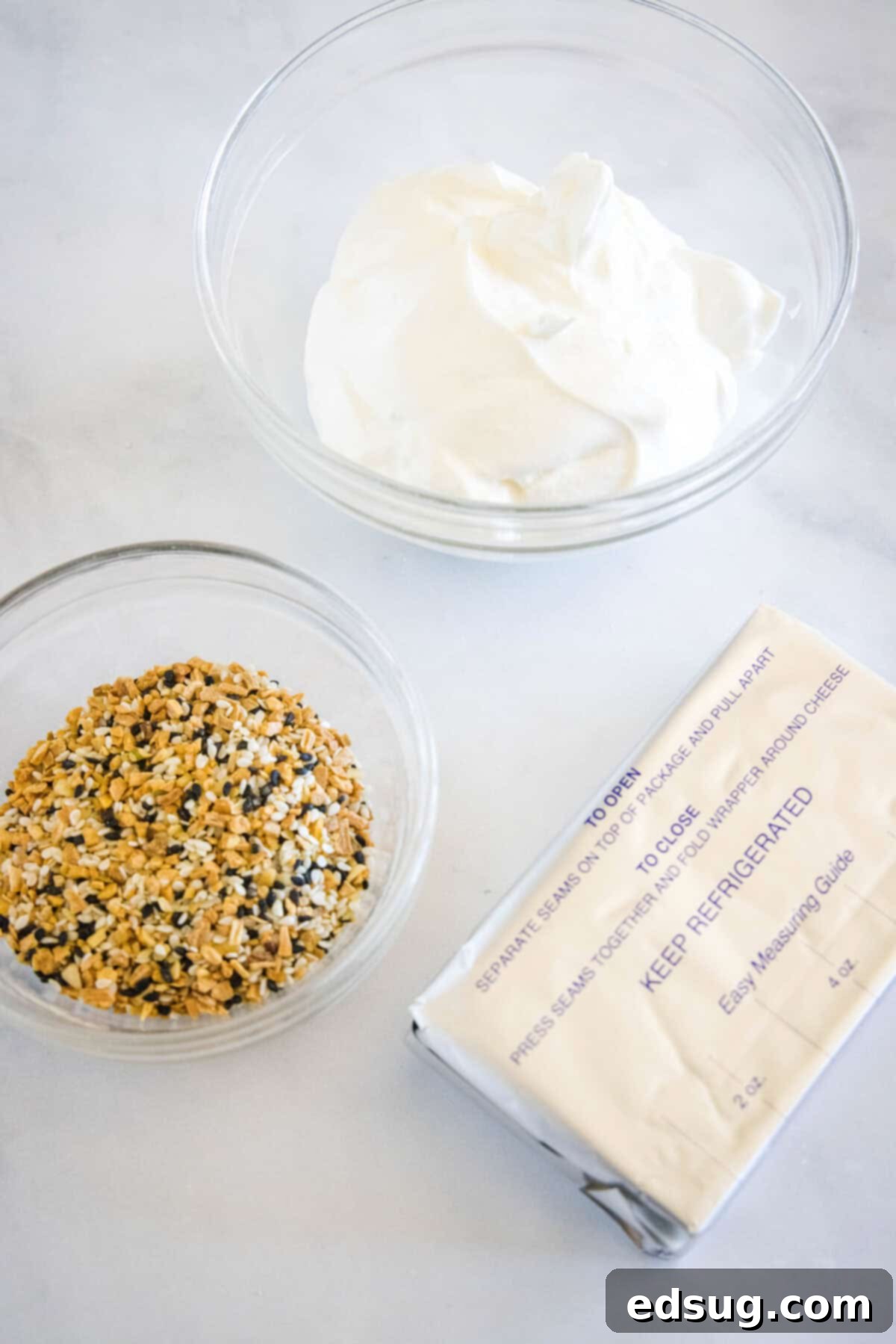 everything bagel dip ingredients
