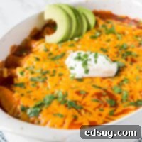 Sour Cream Chicken Enchiladas - Easy to make and absolutely delicious! Rich, creamy and great for any night of the week!  