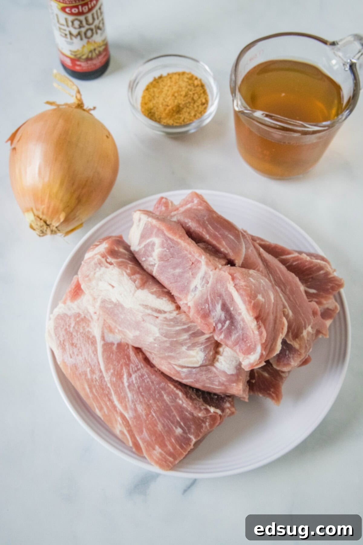 Fall Off The Bone Slow Cooker Country Ribs 3 country style ribs in crockpot ingredients
