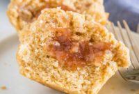 Peanut Butter and Jelly Swirl Muffins