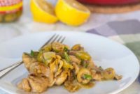 Mediterranean Lemon Chicken Skillet