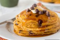 Irresistible Chocolate Chip Pumpkin Pancakes