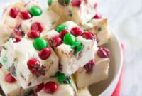 M&M White Chocolate Fudge Recipe with Video