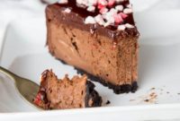 Cool Mint Chocolate Cheesecake