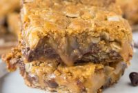 Chewy Caramel Bars