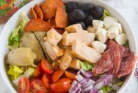 Mediterranean Grilled Chicken Antipasto Salad