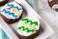 Easter Egg Brownies