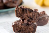 Effortless Chocolate Banana Oatmeal Muffins