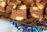 Decadent Creme Egg Fudge