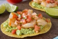 Zesty Shrimp and Avocado Tostadas