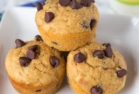 Decadent Peanut Butter Chocolate Chip Muffins
