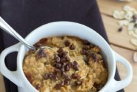 Decadent Cookie Dough Baked Oatmeal