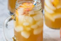 Refreshing Peach Tea Punch