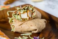 Craveable Honey Sesame Chicken Salad Wraps