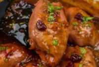 Glazed Cranberry Chicken