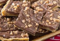 Decadent Chocolate Toffee Squares