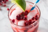 Ruby Pomegranate Gimlet