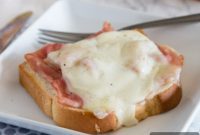 Uncovered Croque Monsieur