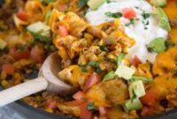 One-Pan Beef Burrito Skillet