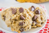 Chewy Banana Oatmeal Chocolate Chip Cookies