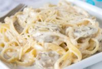 Indulgent Chicken Sausage Alfredo