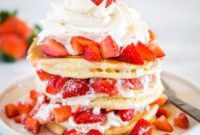 Dreamy Strawberry Shortcake Pancakes