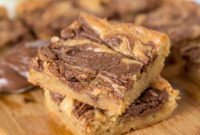 Swirled Nutella Dream Bars