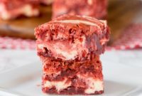 Swirled Red Velvet Cheesecake Brownies