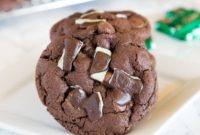 Decadent Andes Mint Cake Mix Cookies