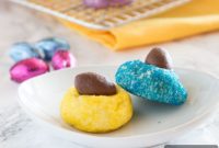 Petite Chocolate Egg Blossom Cookies
