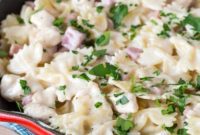 Creamy Chicken Cordon Bleu Pasta
