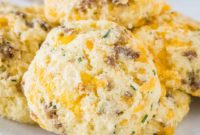 Cheesy Sausage Biscuit