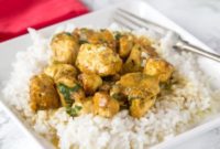 Fragrant Basil Coconut Chicken Curry