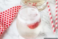 Refreshing Strawberry Wine Spritzer