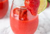 Frosted Strawberry Daiquiri