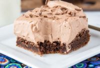 Decadent Chocolate Mousse Brownies