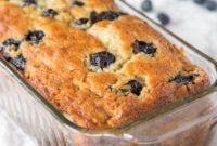 Bursting Blueberry Banana Bread