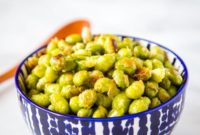 Crispy Garlic Parmesan Edamame