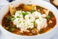 Easy One-Pot Lasagna Soup