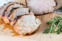 Succulent Herb-Marinated Grilled Pork Tenderloin