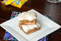 Crunchy Butterfinger Blondies