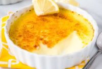 Zesty Lemon Crème Brûlée