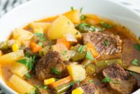 Hearty Instant Pot Beef Vegetable Soup
