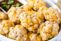 Cream Cheese Sausage Balls