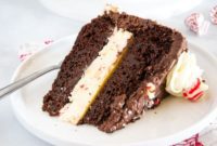 Decadent Chocolate Peppermint Cheesecake Cake