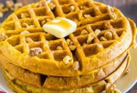 Spiced Pumpkin Waffles