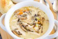 Hearty Instant Pot Chicken Wild Rice Soup