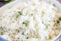 Bright Cilantro Lime Rice